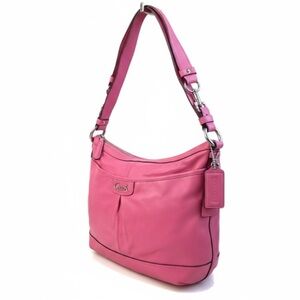 Coach Park Leather Duffle pink Shoulder Bag
